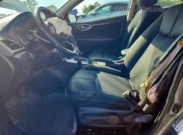 3N1AB7AP7KY210092 2019 NISSAN SENTRA Gray Vista interior delantera