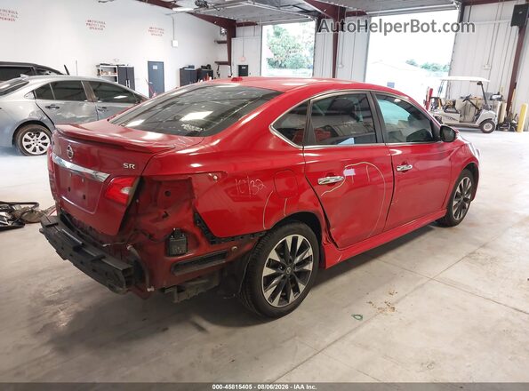 3N1AB7AP7KY212859 2019 NISSAN SENTRA Red Tył prawy