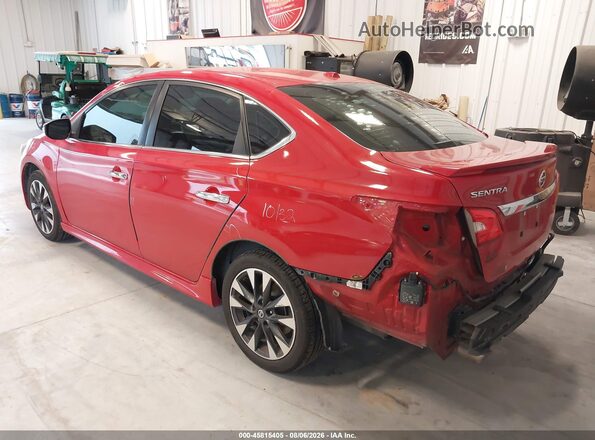 3N1AB7AP7KY212859 2019 NISSAN SENTRA Red Tył lewy