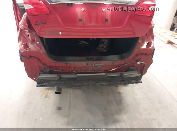 3N1AB7AP7KY212859 2019 NISSAN SENTRA Red Widok z przodu