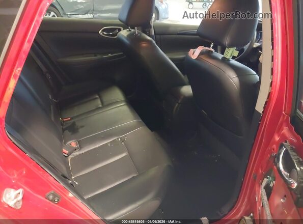 3N1AB7AP7KY212859 2019 NISSAN SENTRA Red Widok naklejki z numerem VIN