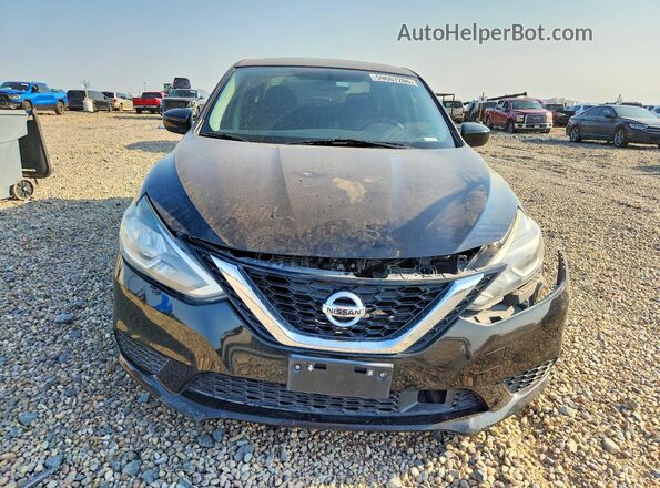 3N1AB7AP7KY230276 2019 NISSAN SENTRA Black Դիմացի տեսք