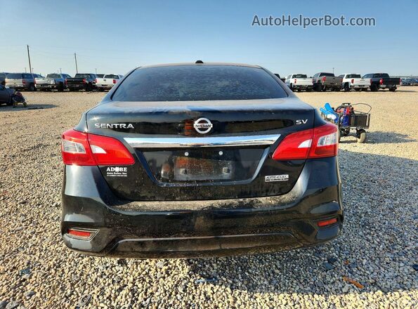 3N1AB7AP7KY230276 2019 NISSAN SENTRA Black Հետևի տեսք