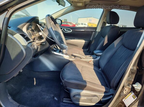 3N1AB7AP7KY230276 2019 NISSAN SENTRA Black Սալոնի դիմացի տեսք