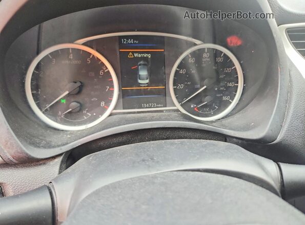 3N1AB7AP7KY242363 2019 NISSAN SENTRA Blue ხელსაწყოთა პანელის ხედი