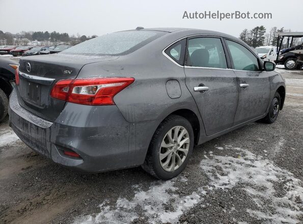 3N1AB7AP7KY243139 2019 NISSAN SENTRA Gray Tył prawy