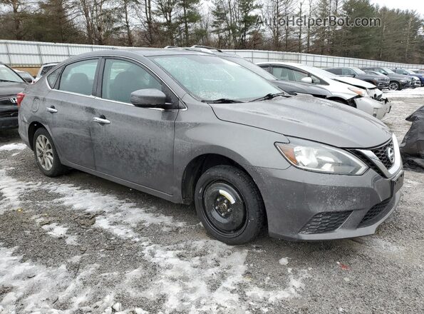3N1AB7AP7KY243139 2019 NISSAN SENTRA Gray Przód prawy