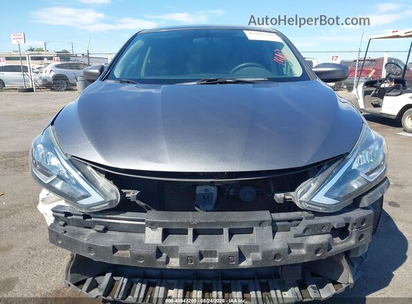 3N1AB7AP7KY251824 2019 NISSAN SENTRA Серый Вид задней части салона