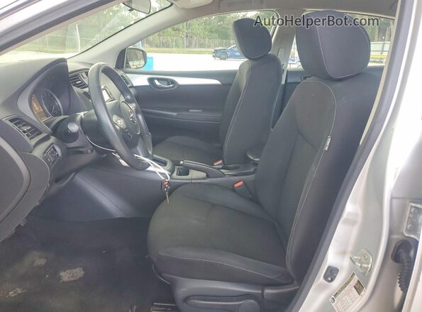 3N1AB7AP7KY251869 2019 NISSAN SENTRA Silver Front interior view