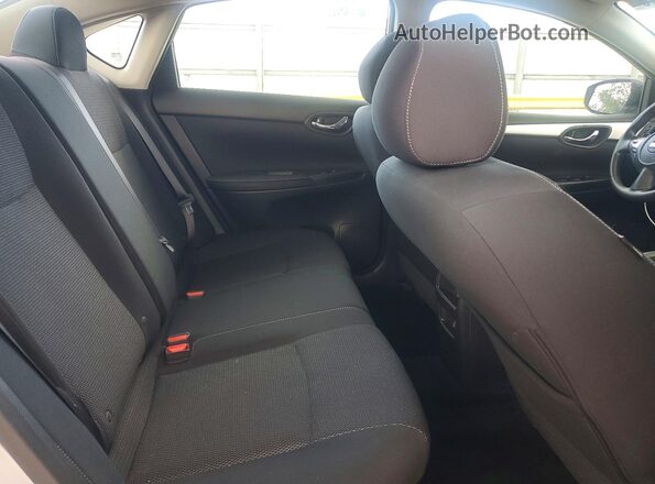 3N1AB7AP7KY251869 2019 NISSAN SENTRA Silver Rear seats view
