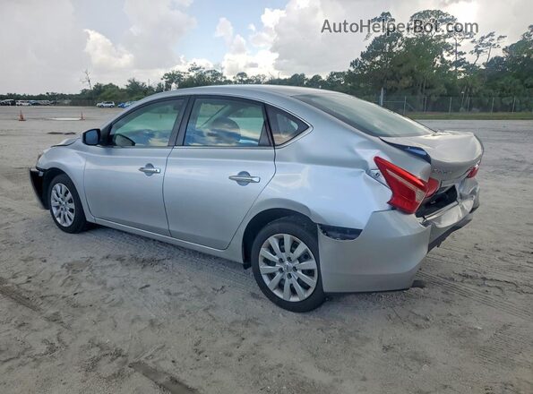 3N1AB7AP7KY251869 2019 NISSAN SENTRA Silver Rear left
