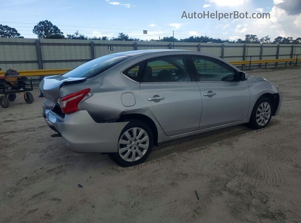 3N1AB7AP7KY251869 2019 NISSAN SENTRA Silver Rear right