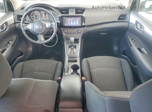 3N1AB7AP7KY251869 2019 NISSAN SENTRA Silver Dashboard view