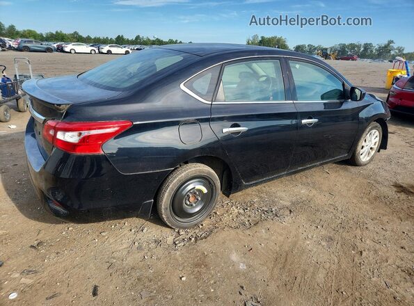 3N1AB7AP7KY294303 2019 NISSAN SENTRA Black Trasero derecho