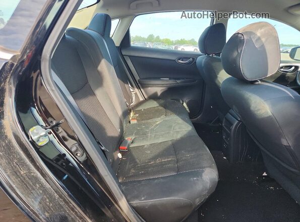 3N1AB7AP7KY294303 2019 NISSAN SENTRA Black Vista de los asientos traseros