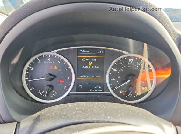 3N1AB7AP7KY294303 2019 NISSAN SENTRA Black Vista del cuadro de instrumentos
