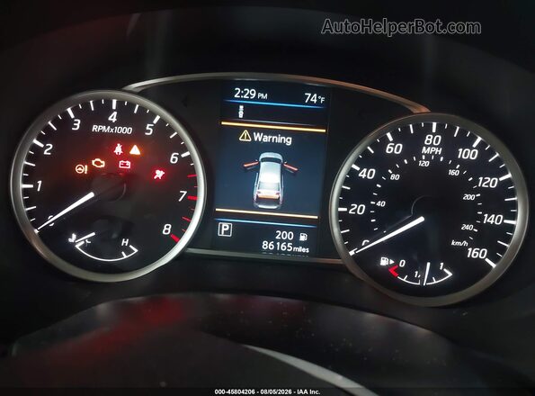 3N1AB7AP7KY307177 2019 NISSAN SENTRA Серый Вид задних сидений