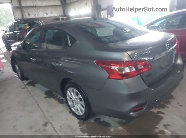 3N1AB7AP7KY307177 2019 NISSAN SENTRA Серый Задняя левая четверть