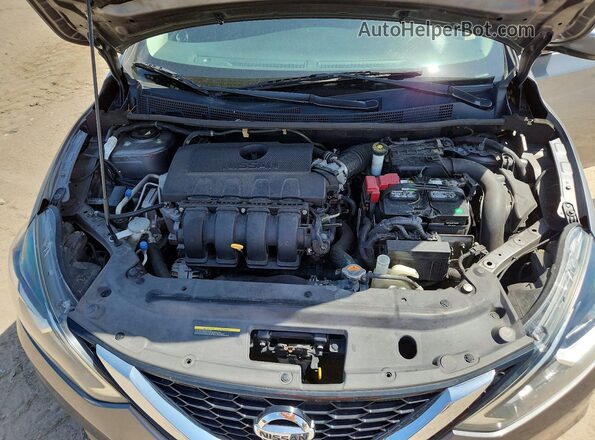3N1AB7AP7KY308829 2019 NISSAN SENTRA Серый Вид задней части салона