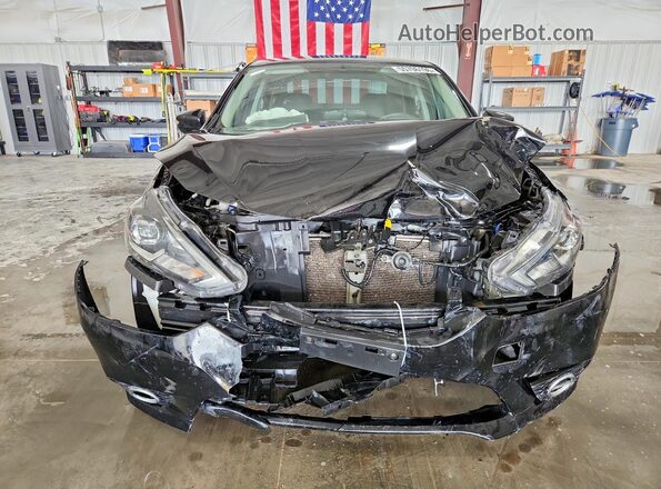 3N1AB7AP7KY309592 2019 NISSAN SENTRA Black Widok z przodu