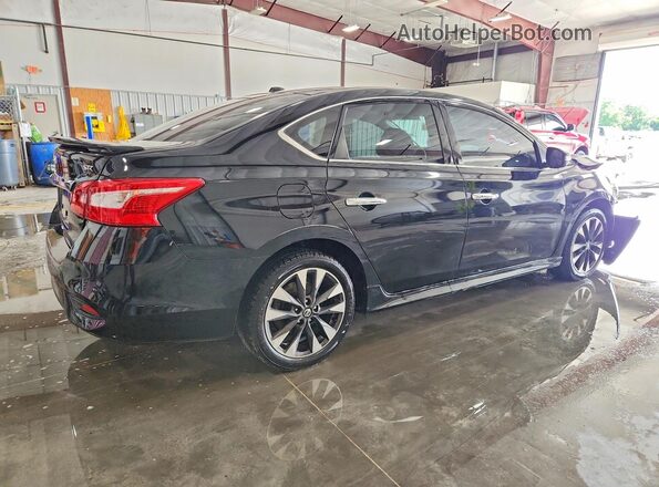 3N1AB7AP7KY309592 2019 NISSAN SENTRA Black Tył prawy
