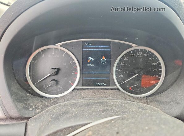 3N1AB7AP7KY315103 2019 NISSAN SENTRA Blue Instrument cluster view