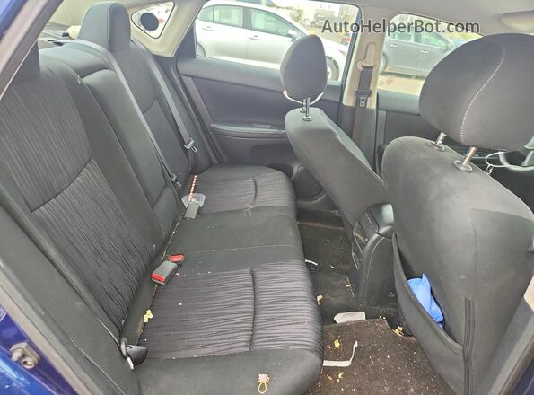 3N1AB7AP7KY315103 2019 NISSAN SENTRA Blue Rear seats view