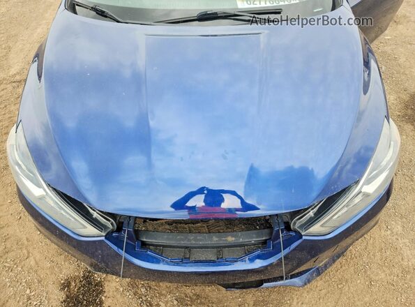 3N1AB7AP7KY315103 2019 NISSAN SENTRA Blue Rear interior view