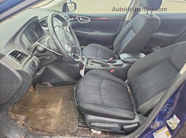 3N1AB7AP7KY315103 2019 NISSAN SENTRA Blue Front interior view