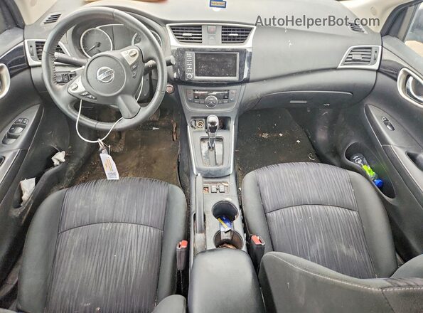 3N1AB7AP7KY315103 2019 NISSAN SENTRA Blue Dashboard view