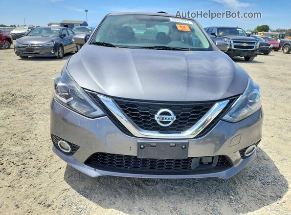 3N1AB7AP7KY344245 2019 NISSAN SENTRA Gray წინა ხედი