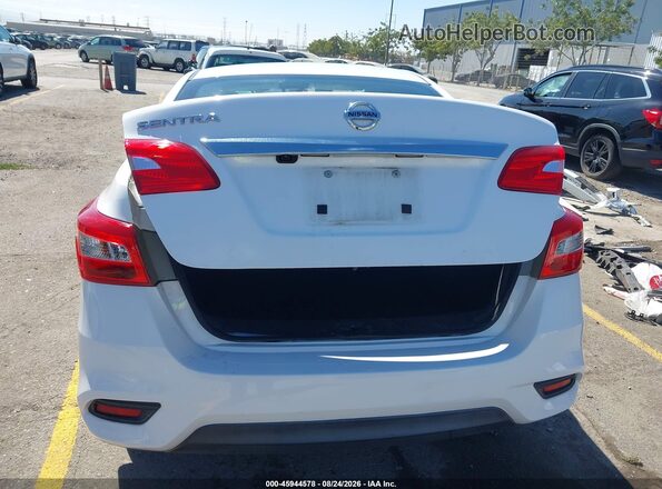 3N1AB7AP7KY349736 2019 NISSAN SENTRA White 