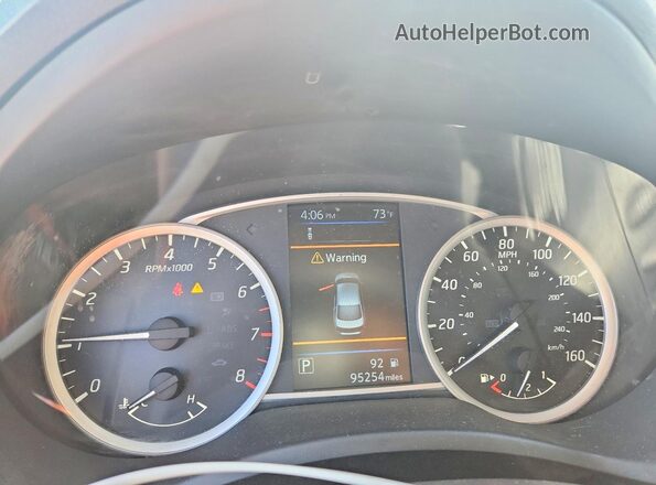 3N1AB7AP7KY357190 2019 NISSAN SENTRA Угольный Вид щитка приборов