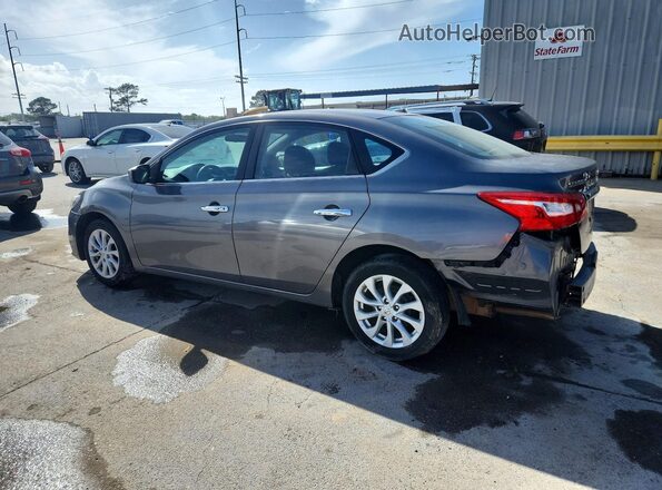 3N1AB7AP7KY357190 2019 NISSAN SENTRA Угольный Задняя левая четверть