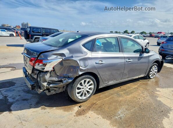 3N1AB7AP7KY357190 2019 NISSAN SENTRA Угольный Задняя правая четверть