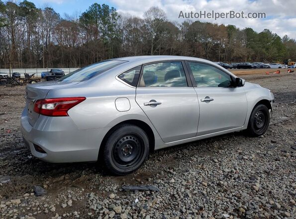 3N1AB7AP7KY360624 2019 NISSAN SENTRA Silver Tył prawy