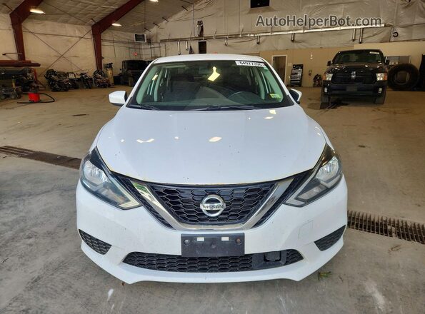 3N1AB7AP7KY361000 2019 NISSAN SENTRA White Widok z przodu