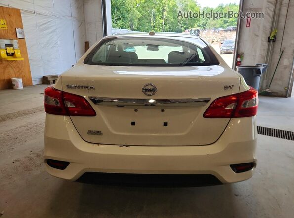 3N1AB7AP7KY361000 2019 NISSAN SENTRA White Widok z tyłu