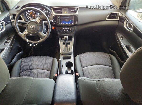 3N1AB7AP7KY361000 2019 NISSAN SENTRA White Widok deski rozdzielczej
