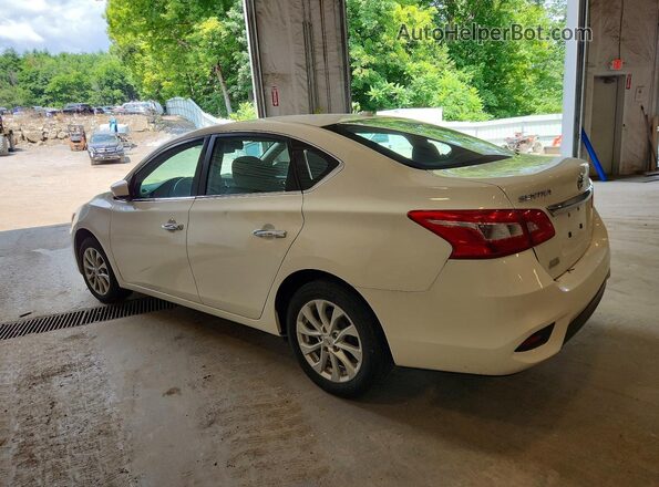 3N1AB7AP7KY361000 2019 NISSAN SENTRA Белый Задняя левая четверть