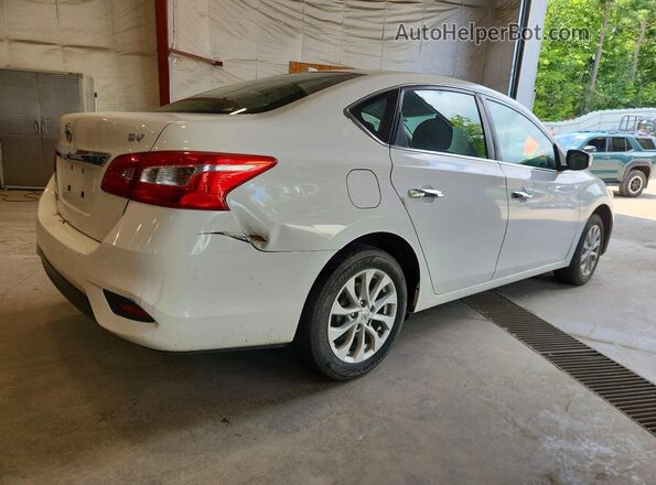 3N1AB7AP7KY361000 2019 NISSAN SENTRA Белый Задняя правая четверть