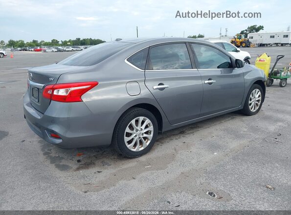 3N1AB7AP7KY361594 2019 NISSAN SENTRA Gray Задня права чверть