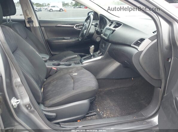 3N1AB7AP7KY361594 2019 NISSAN SENTRA Gray Вид салону спереду