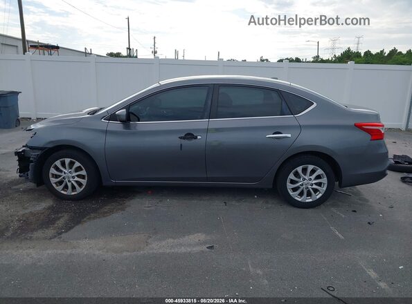 3N1AB7AP7KY361594 2019 NISSAN SENTRA Gray 