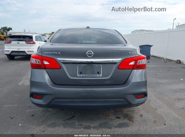 3N1AB7AP7KY361594 2019 NISSAN SENTRA Gray 