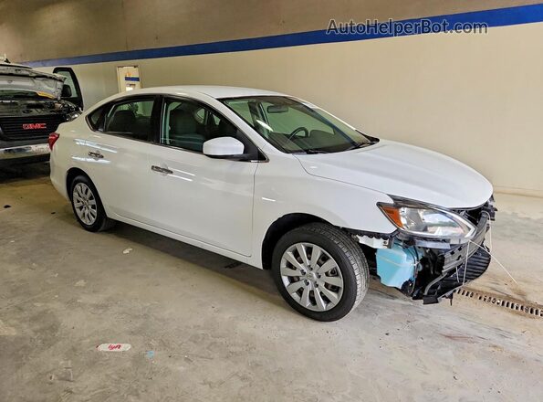 3N1AB7AP7KY362955 2019 NISSAN SENTRA White Front right