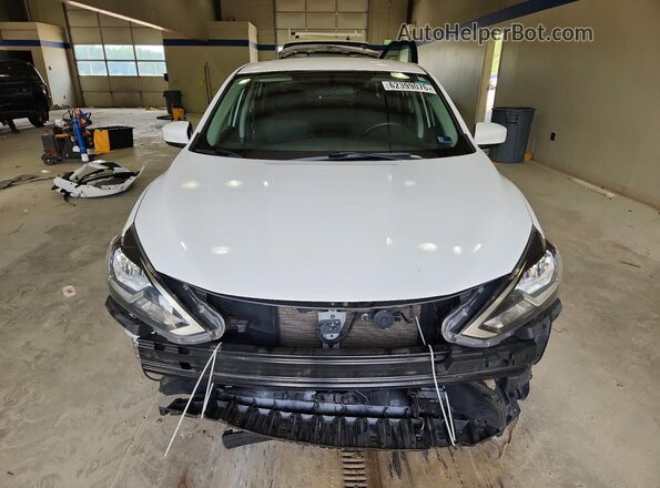 3N1AB7AP7KY362955 2019 NISSAN SENTRA White Front view