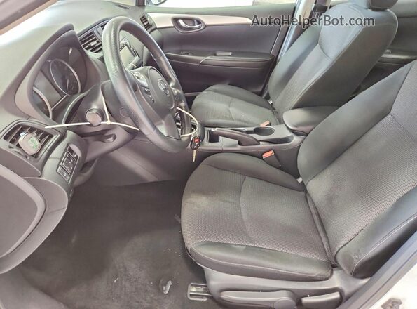 3N1AB7AP7KY362955 2019 NISSAN SENTRA White Front interior view