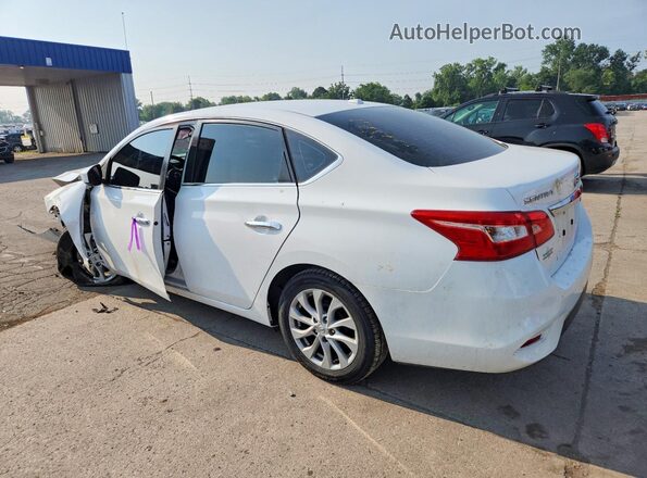 3N1AB7AP7KY365693 2019 NISSAN SENTRA White Задня ліва чверть