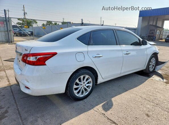 3N1AB7AP7KY365693 2019 NISSAN SENTRA White Задня права чверть